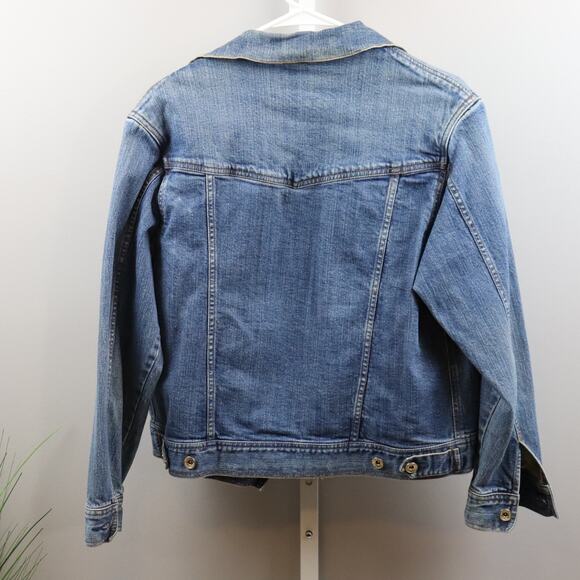 Austin Clothing Co. Women’s Denim Jacket Size L Classic Jean Style - Picture 2 of 4